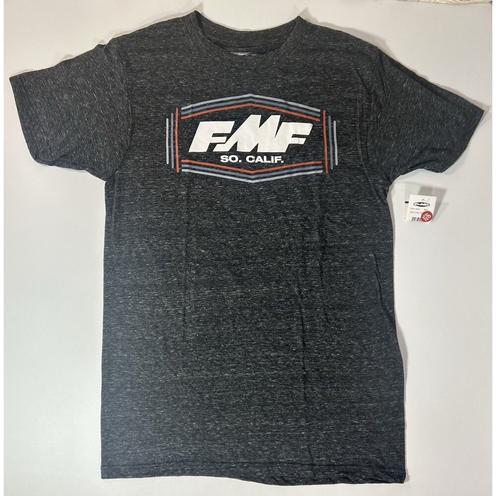 NWT Small FMF Racing So Calif Venture Heather Black Gray Moto t-shirt
